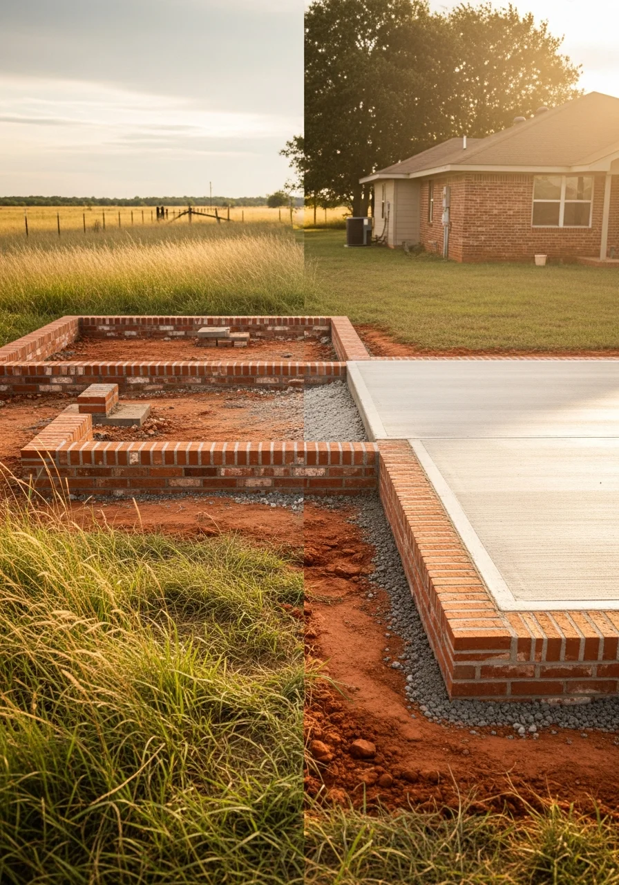 A service professional standing in front of a Lincoln County home or rural property.